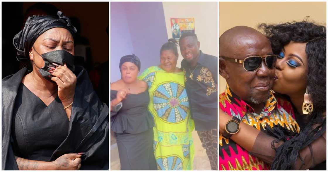 Afia Schwar with mum Afia Schwar with mum