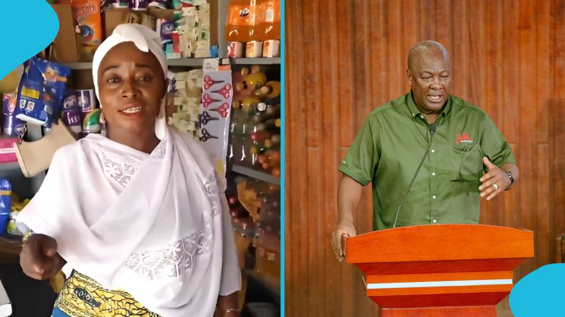 John Mahama, John Dramani Mahama, Ghanaian trader, Ghana trader, Prices of goods, Ghana economy, NDC government, Akufo-Addo government. John Mahama, John Dramani Mahama, Ghanaian trader, Ghana trader, Prices of goods, Ghana economy, NDC government, Akufo-Addo government.