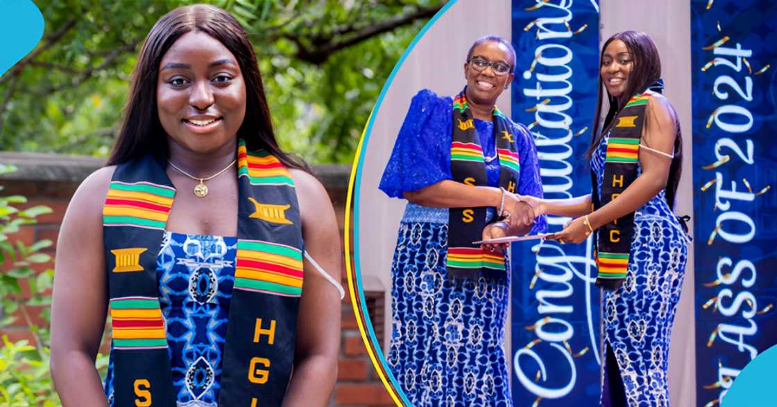 Otumfuo's daughter graduates from College, earns best graduating student