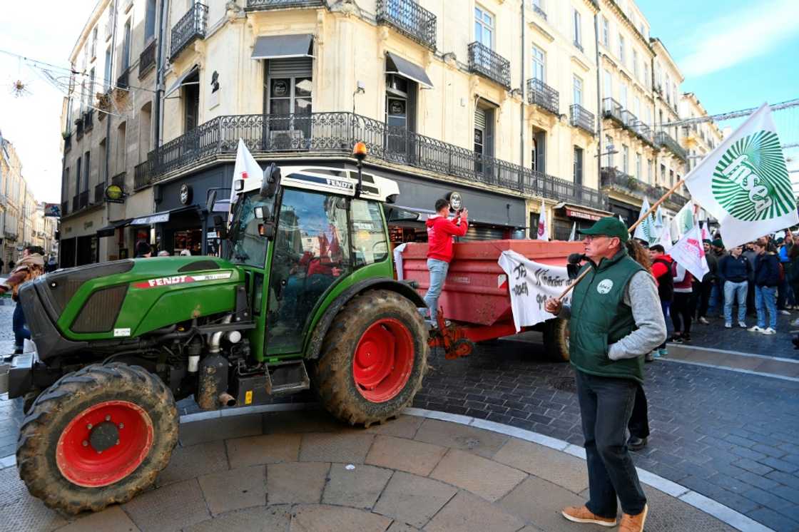 French farmers launched a new wave of action to protest the adoption of a trade pact between the European Union and four South American countries they fear would threaten their livelihoods