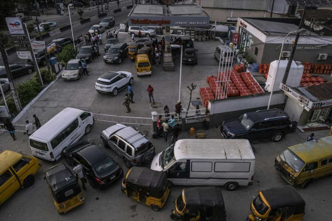 Nigerians have faced chronic petrol shortages, meaning long queues at gas stations Nigerians have faced chronic petrol shortages, meaning long queues at gas stations