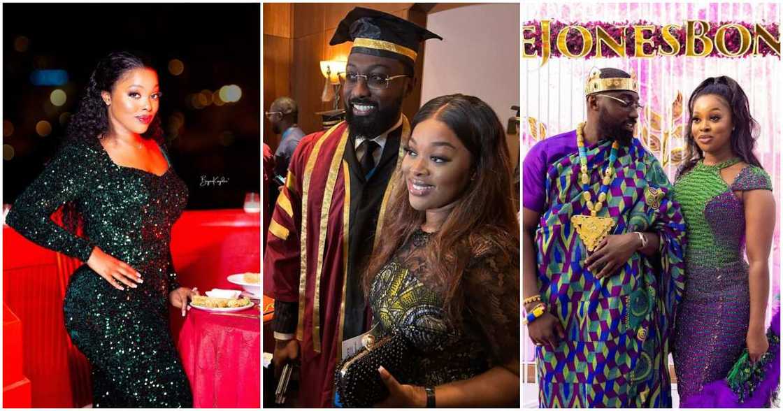 Kojo Jones: The Wife Of Young Ghanaian Millionaire Steals Show With Gorgeous Dress At Husband's Graduation Kojo Jones: The Wife Of Young Ghanaian Millionaire Steals Show With Gorgeous Dress At Husband's Graduation