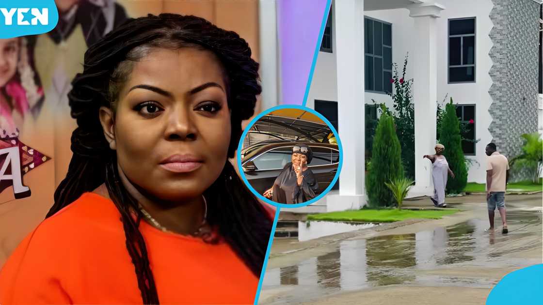 Maame Yeboah Asiedu, Reverend Maame Gold, Houses In Accra, Maame Gold's Mansion, Maame Gold's Cars, Adom TV, Accra Maame Yeboah Asiedu, Reverend Maame Gold, Houses In Accra, Maame Gold's Mansion, Maame Gold's Cars, Adom TV, Accra