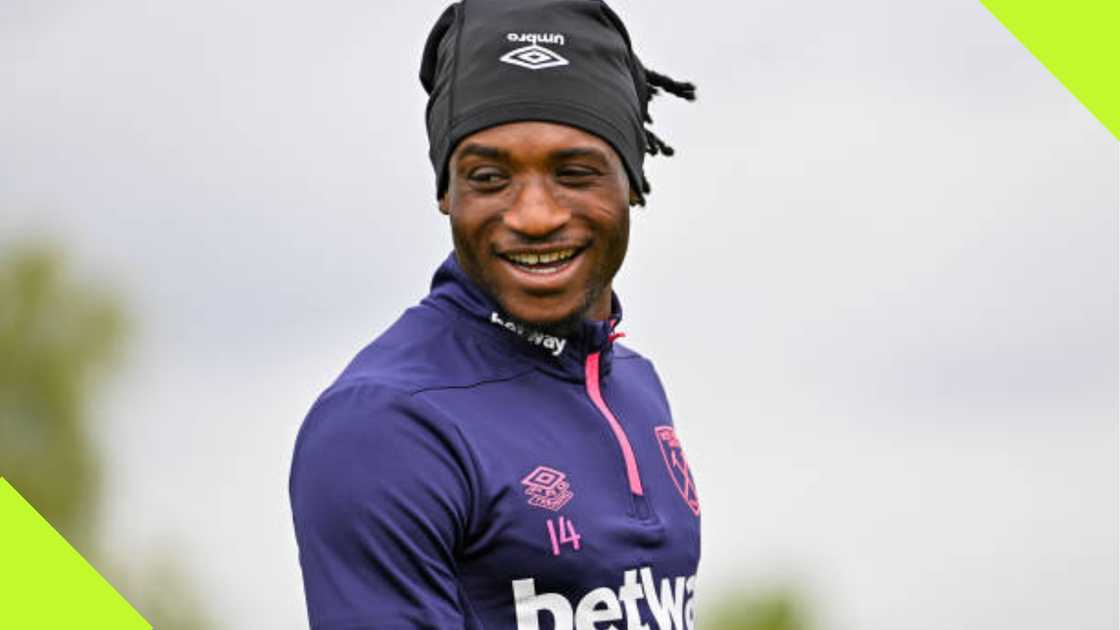 Mohammed Kudus set for action against Leicester City. Mohammed Kudus set for action against Leicester City.