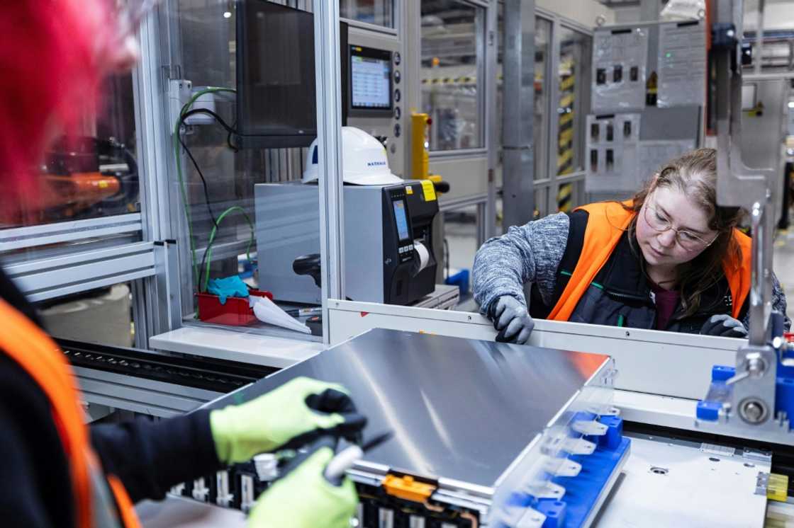 Production at the AESC factory began only a few months ago Production at the AESC factory began only a few months ago