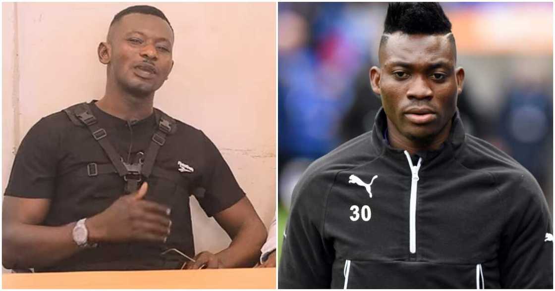 Photo George Inkoom and Christian Atsu