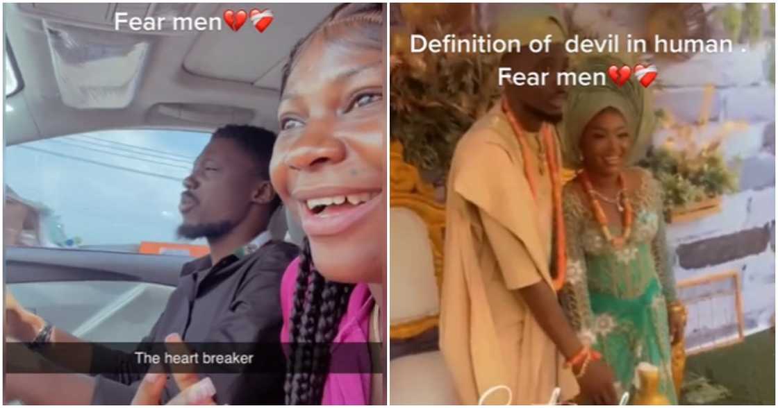 Photo of jilted lady and her ex-boyfriend Photo of jilted lady and her ex-boyfriend