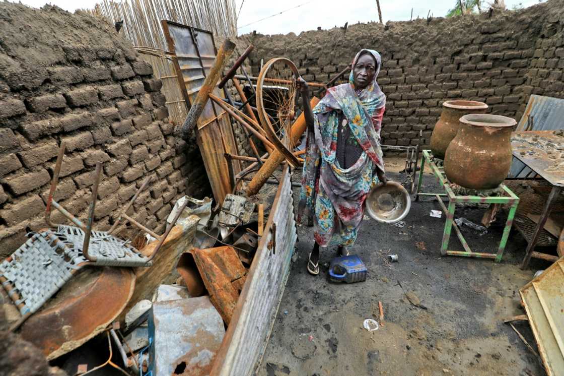 Sudan's Blue Nile state has seen repeated deadly unrest since July: this August 8 photograph shows a home destroyed near Roseires Sudan's Blue Nile state has seen repeated deadly unrest since July: this August 8 photograph shows a home destroyed near Roseires
