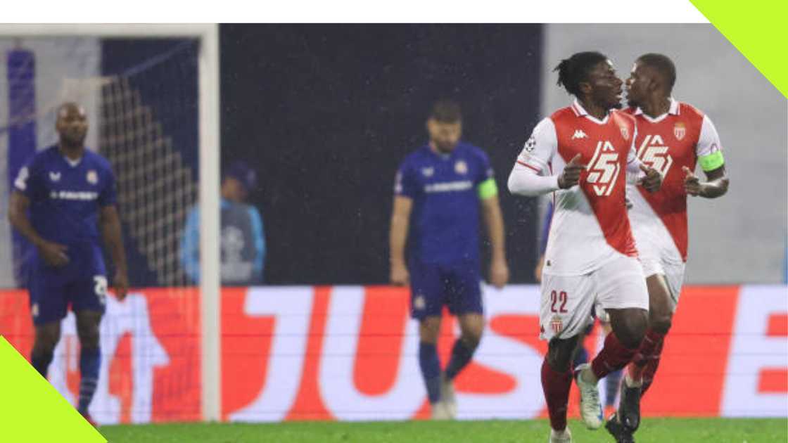 Mohammed Salisu in action for AS Monaco.