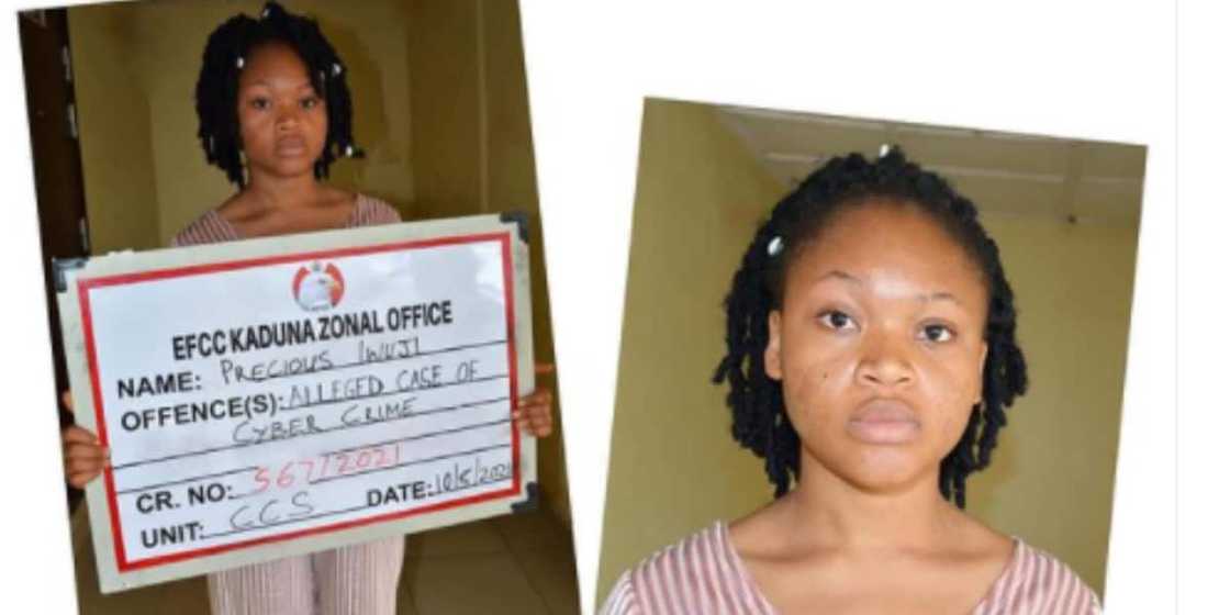 Precious Iwuji has been arrested by EFCC Precious Iwuji has been arrested by EFCC