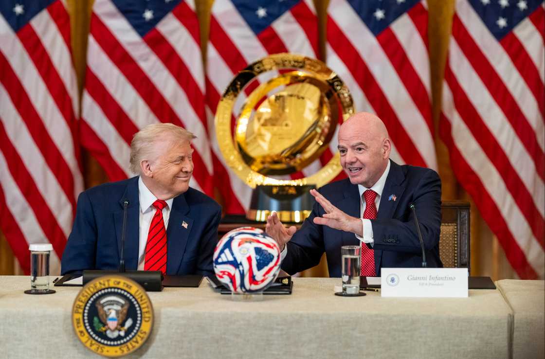Donald Trump, Gianni Infantino, FIFA World Cup 2026 Donald Trump, Gianni Infantino, FIFA World Cup 2026
