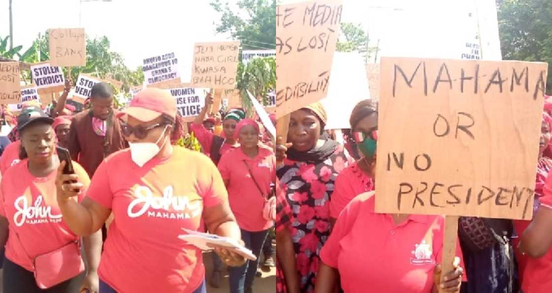 Elections 2020: NDC women storm Ashanti region to protest ‘fraudulent’ results Elections 2020: NDC women storm Ashanti region to protest ‘fraudulent’ results