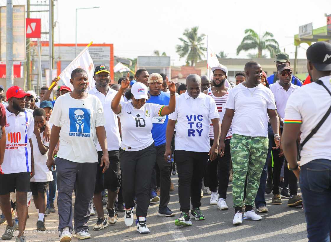 Lydia Alhassan has said the walk will be a monthly affair. Lydia Alhassan has said the walk will be a monthly affair.