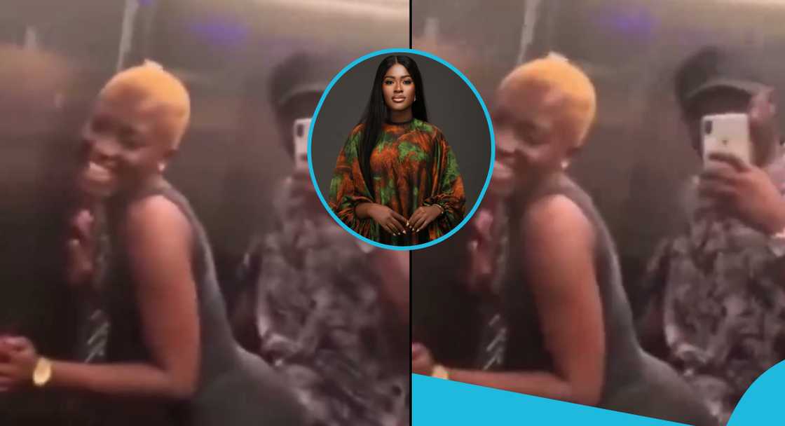Fella Makafui goes viral as she twerks for a handsome young man in an elevator Fella Makafui goes viral as she twerks for a handsome young man in an elevator