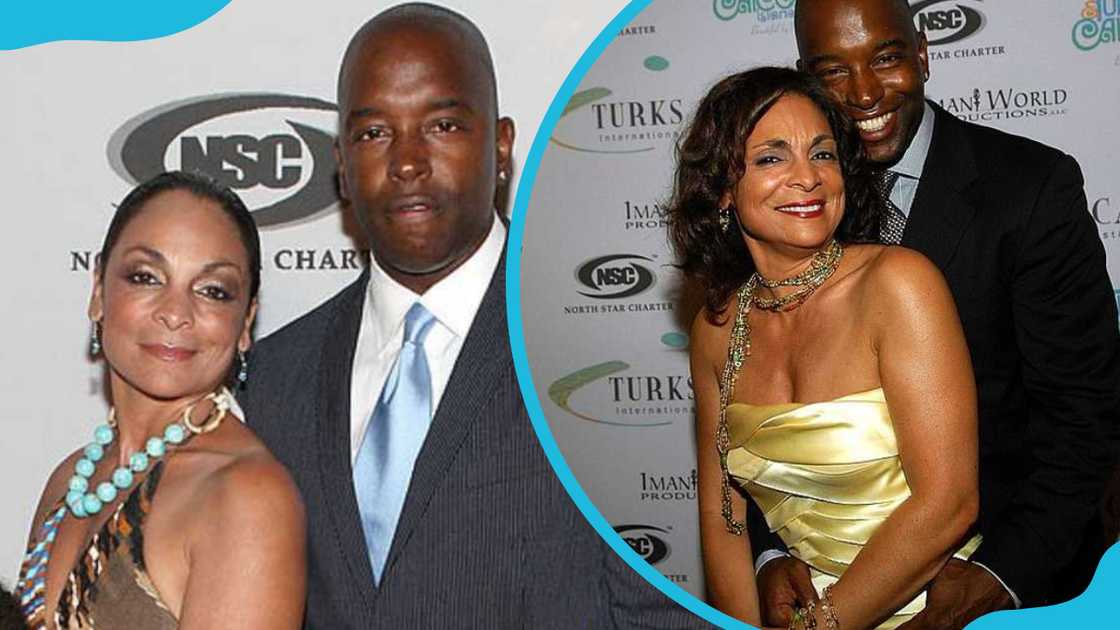 Actress Jasmine Guy and Terrence Duckette.