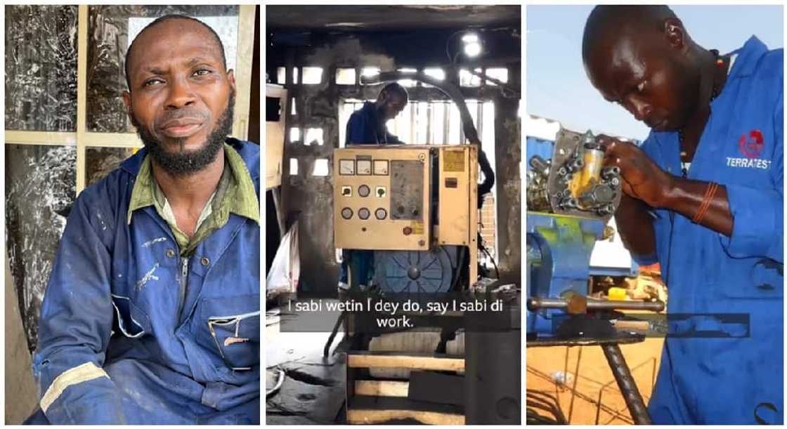 Chimezie Uwaoma is a talented Nigerian man who went blind in 2017, but has refused to give up on himself and has continued being a great generator engineer. Chimezie Uwaoma is a talented Nigerian man who went blind in 2017, but has refused to give up on himself and has continued being a great generator engineer.