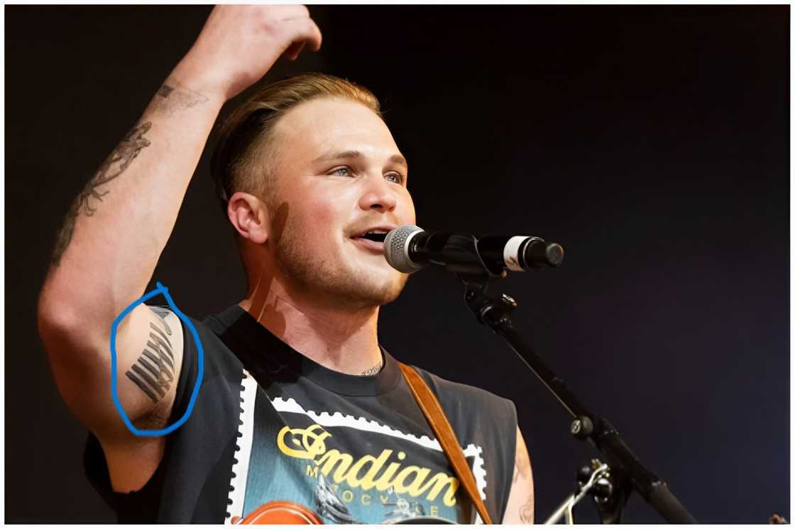 Zach Bryan performs during the Quittin Time tour Zach Bryan performs during the Quittin Time tour