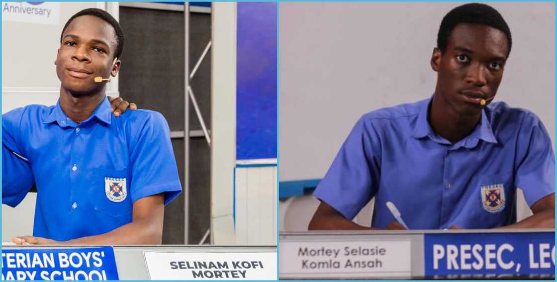 Photo of Selinam Mortey and his elder brother Photo of Selinam Mortey and his elder brother