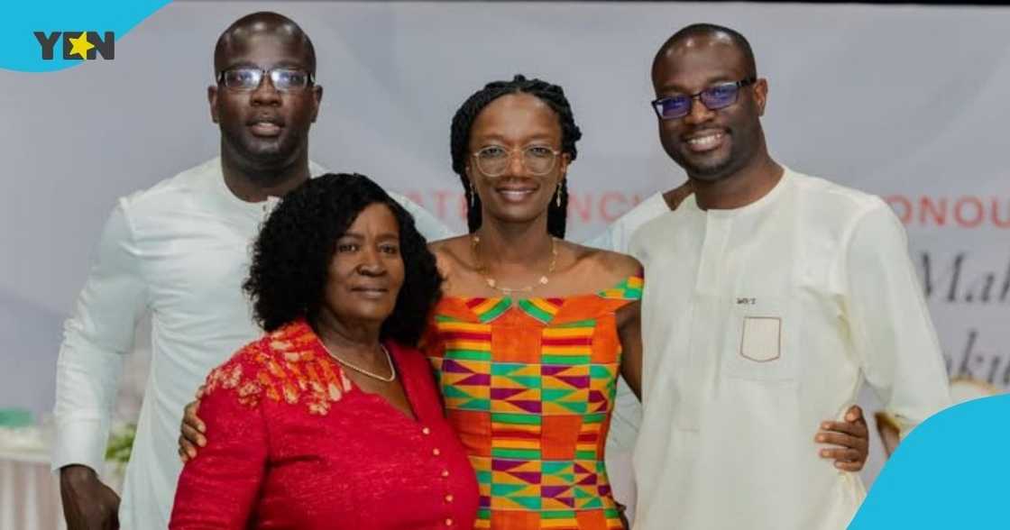 Professor Naana Jane Opoku Agyemang, Mahama, NDC, swearing-in, family photo, first female vice president Professor Naana Jane Opoku Agyemang, Mahama, NDC, swearing-in, family photo, first female vice president