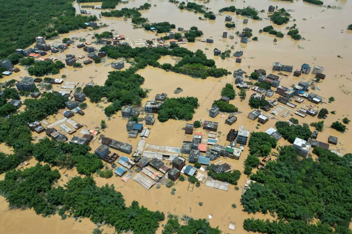 Parts of southern China have been hit by record floods Parts of southern China have been hit by record floods