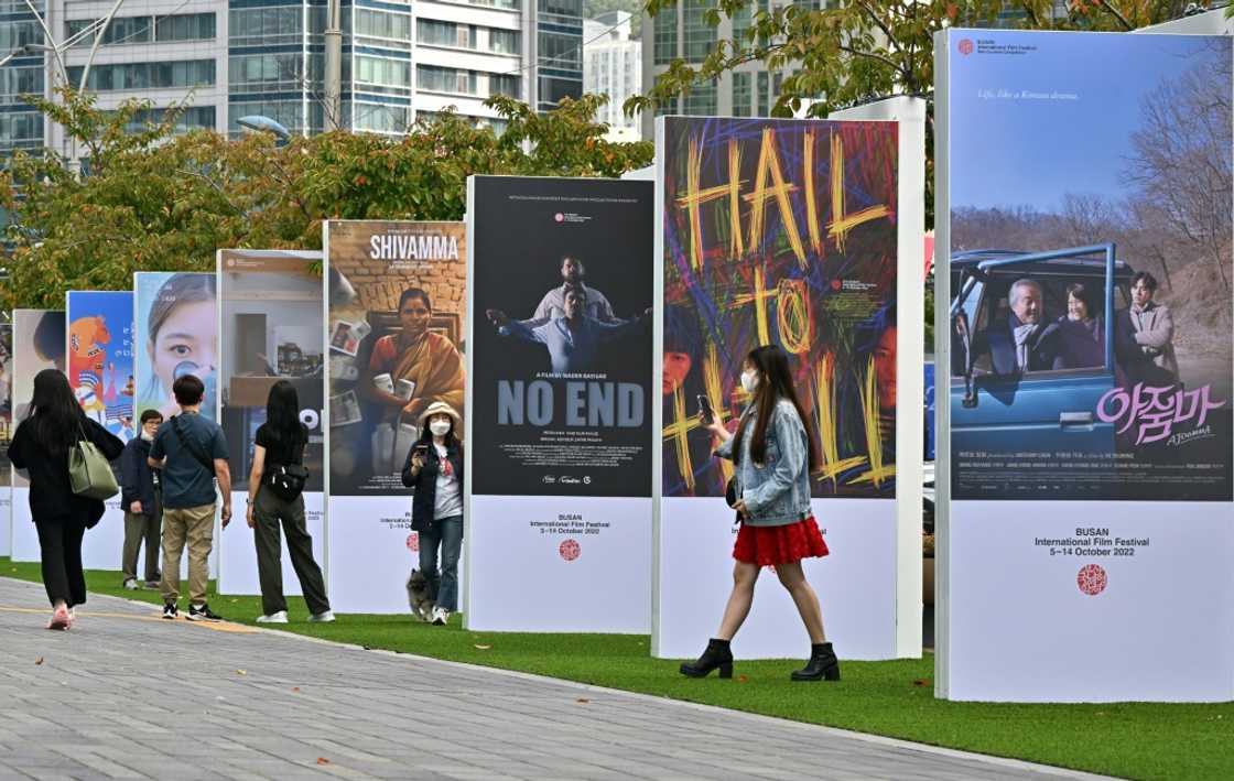 Movie stars, directors and fans descended on South Korea's port town of Busan Wednesday as Asia's largest film festival returned at full power post-pandemic Movie stars, directors and fans descended on South Korea's port town of Busan Wednesday as Asia's largest film festival returned at full power post-pandemic