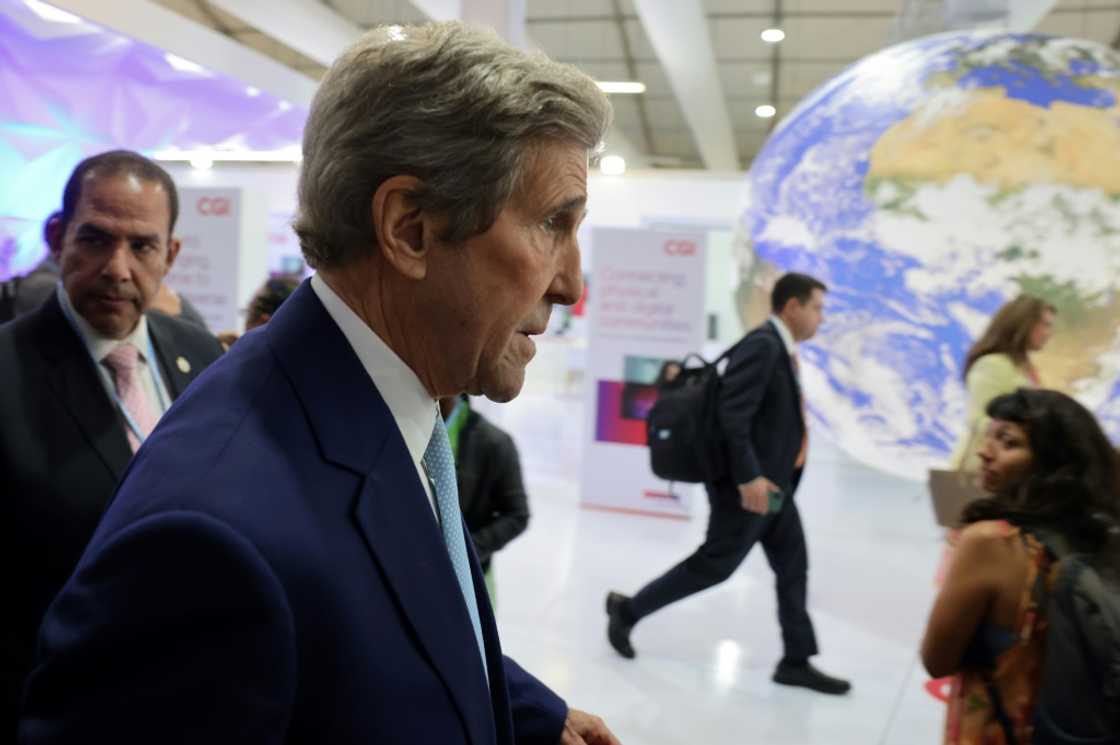 US Special Presidential Envoy for Climate John Kerry at the COP27 climate conference in Sharm el-Sheikh, Egypt