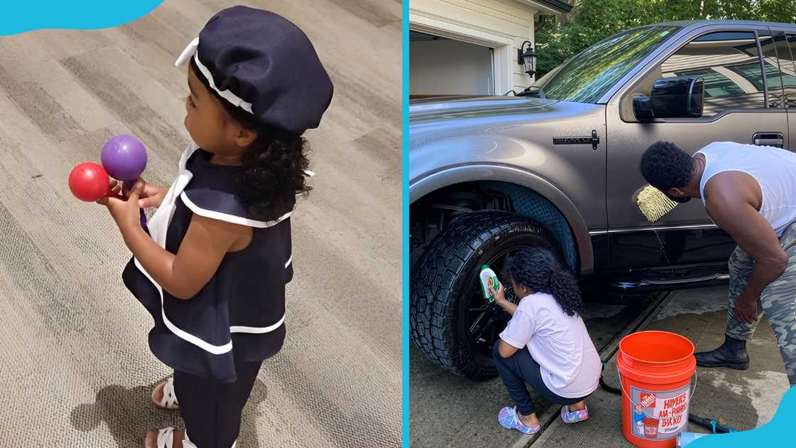 Malcolm-Jamal Warner and his daughter Malcolm-Jamal Warner and his daughter