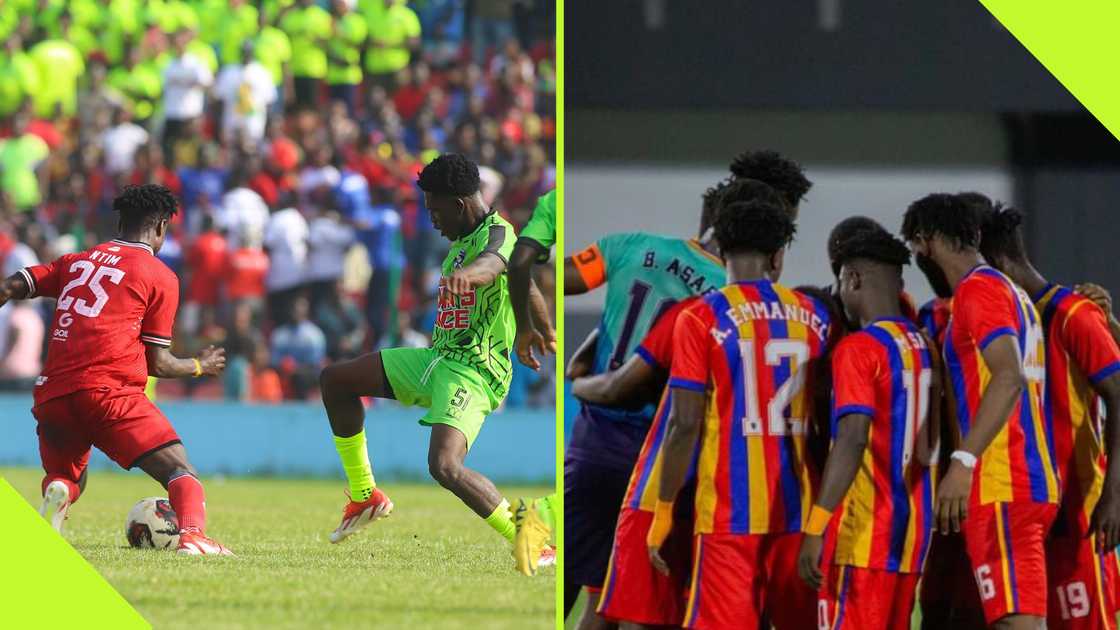 Hearts beat Vision FC by a lone goal, while Kotoko endured defeat at the hands of Bechem United. Hearts beat Vision FC by a lone goal, while Kotoko endured defeat at the hands of Bechem United.