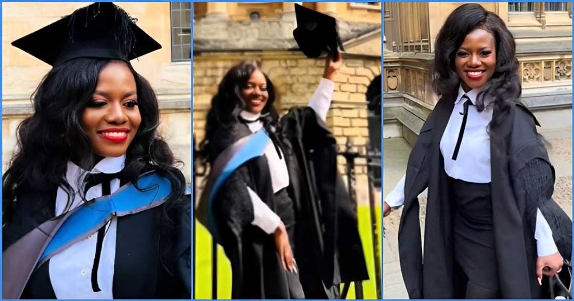 Ghanaian lady acquires master's from Oxford University