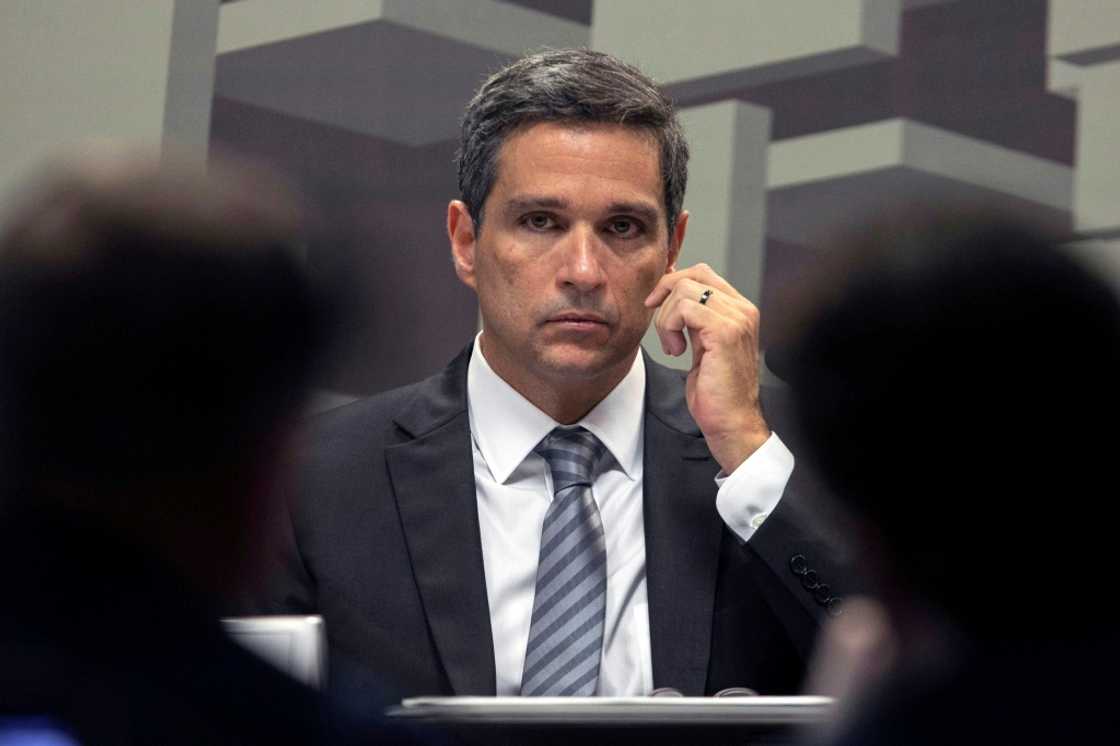 Brazil's central brank -- headed by Roberto Campos Neto, seen here in February 2019 -- has been aggressively raising its benchmark interest rate since March 2021 Brazil's central brank -- headed by Roberto Campos Neto, seen here in February 2019 -- has been aggressively raising its benchmark interest rate since March 2021