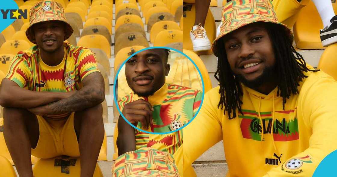 Dede Ayew, Mohammed Kudus and Antoine Semenyo Dede Ayew, Mohammed Kudus and Antoine Semenyo