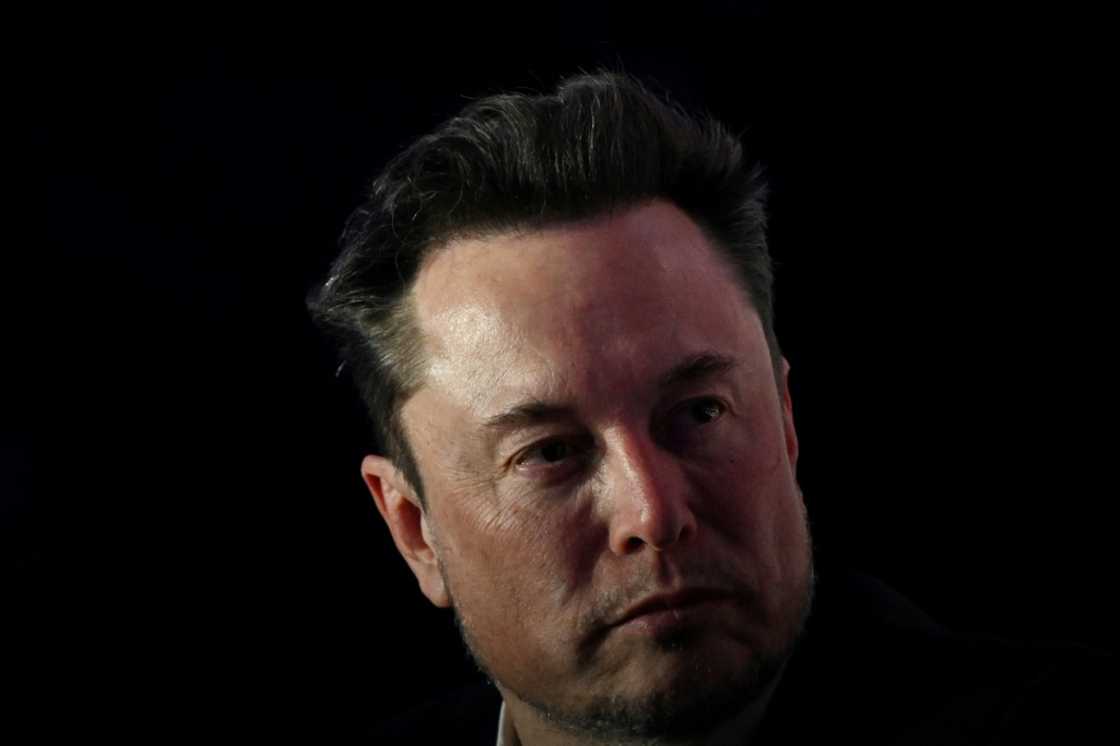 (FILES) X (formerly Twitter) CEO Elon Musk attends a symposium on "Antisemitism Online" during the European Jewish Association conference in Krakow, on January 22, 2024. Tech billionaire Elon Musk is set to visit India as his businesses seek new markets in the world's most populous nation, with electric carmaker Tesla -- suffering a sales downturn in the United States -- reportedly scouting factory locations.