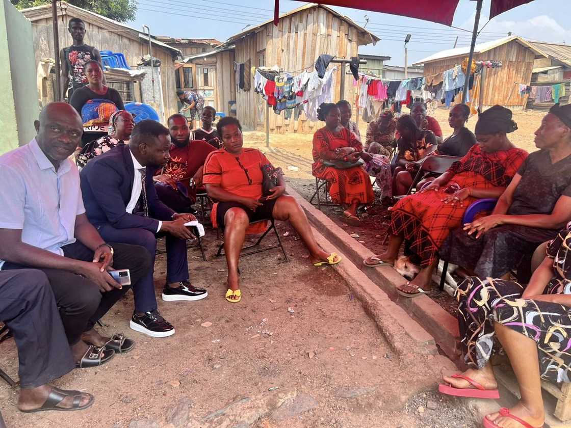 A Ghana FA delegation visited Pooley's family house in Kumasi to sympathize with them on Monday, February 3, 2025 A Ghana FA delegation visited Pooley's family house in Kumasi to sympathize with them on Monday, February 3, 2025