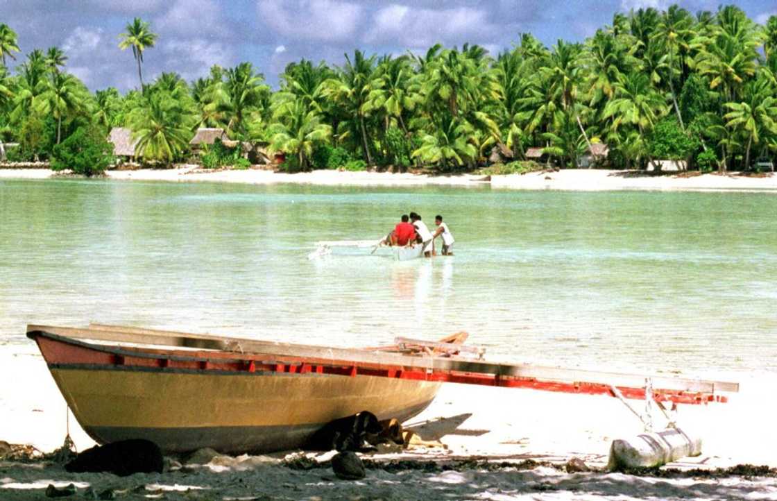 The pacific nation of Kiribati has a population of 115,372 (2023 est.) spread over 33 islands - although only 21 of the islands are habitable The pacific nation of Kiribati has a population of 115,372 (2023 est.) spread over 33 islands - although only 21 of the islands are habitable