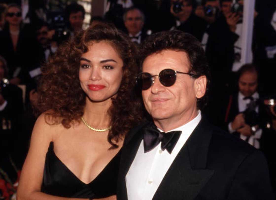 Joe Pesci and Claudia Haro at the 63rd Annual Academy Awards in 1991. Joe Pesci and Claudia Haro at the 63rd Annual Academy Awards in 1991.