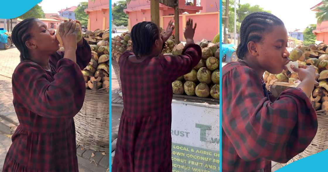 Afua Nash, Ghana, Accra, Afua Asantewaa, Accra, Benefits of drinking coconut