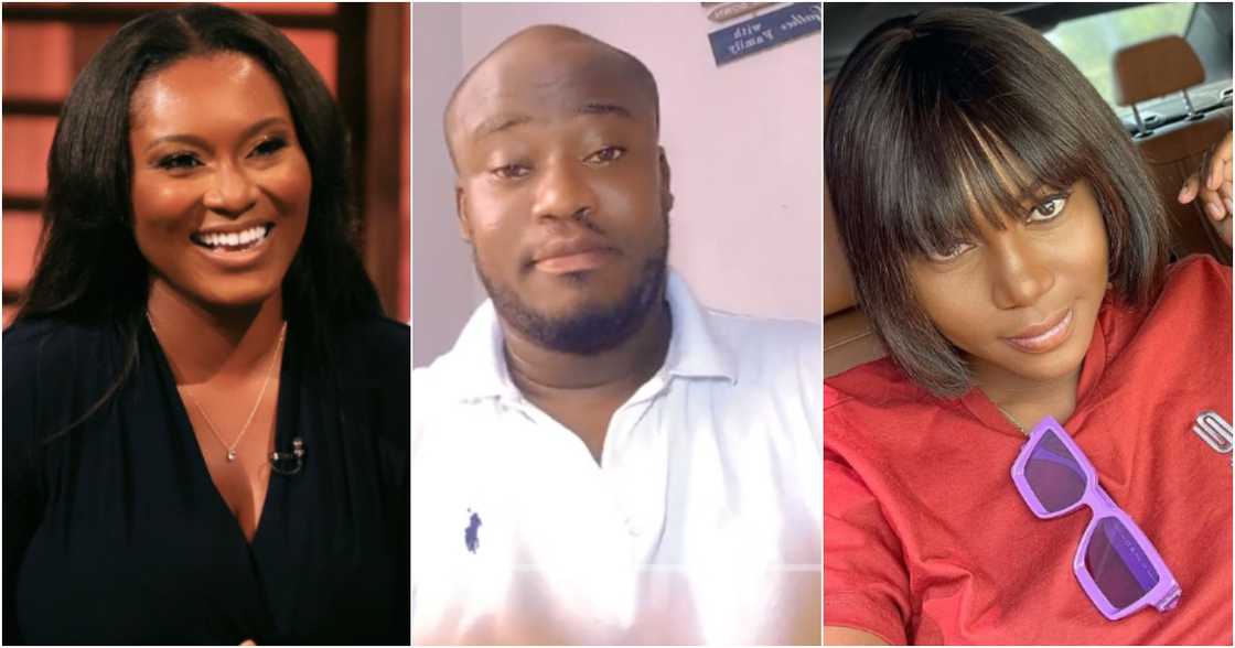 Photo of Ghanaian man, Yvonne Nelson and Tracy Addo Photo of Ghanaian man, Yvonne Nelson and Tracy Addo