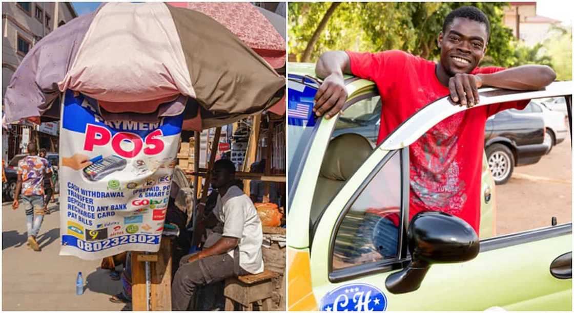 Nigerian POS operator buys a car.