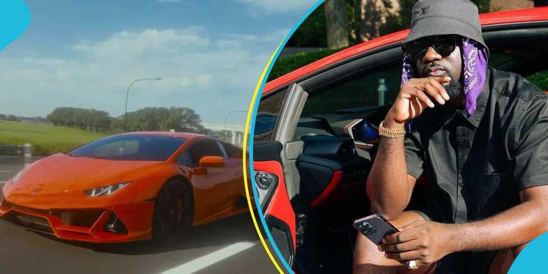 Sarkodie rides Lamborghini Huracán in the U.S Sarkodie rides Lamborghini Huracán in the U.S