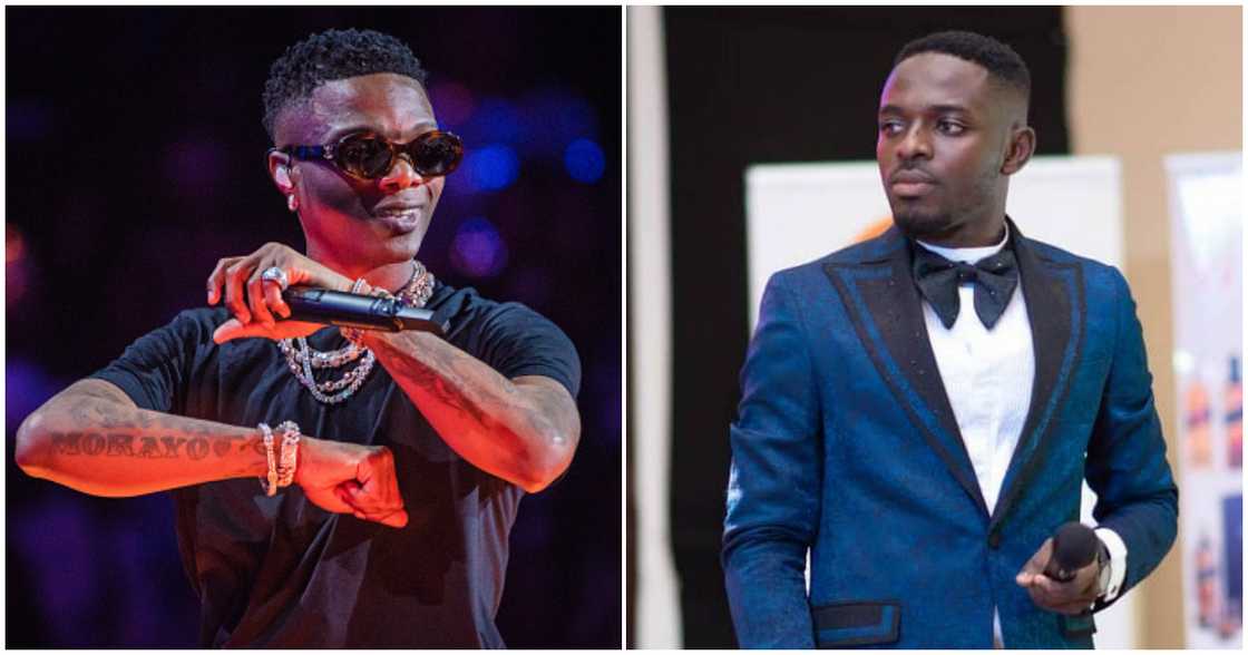 Wizkid and Comedian Waris Wizkid and Comedian Waris