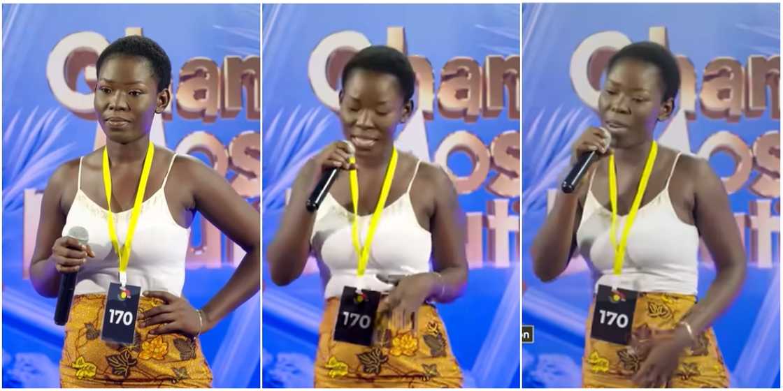 Aspiring GMB contestant raps in Ewe