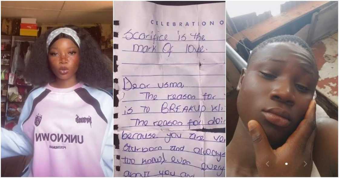 Nigerian lady shares heartbreaking breakup letter written to her 15-year-old brother by his girlfriend Nigerian lady shares heartbreaking breakup letter written to her 15-year-old brother by his girlfriend