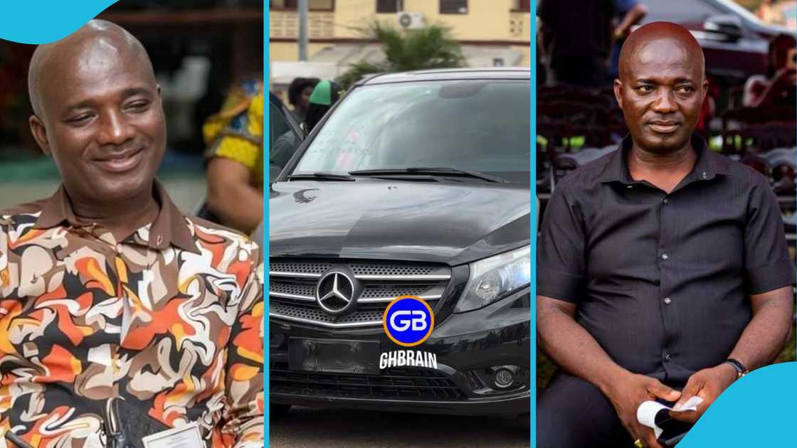 Appiah Stadium, Mercedes-Benz Vito, Asantehene Otumfuo Osei Tutu II, Ghanaian political commentator, Mercedes-Benz interior, car gift, GH¢950,000 vehicle