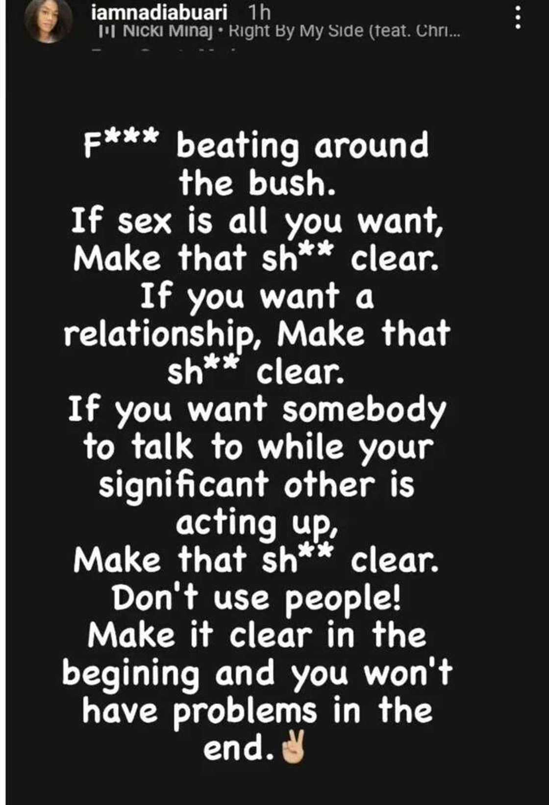 Nadia Buari rants on Instagram. Nadia Buari rants on Instagram.