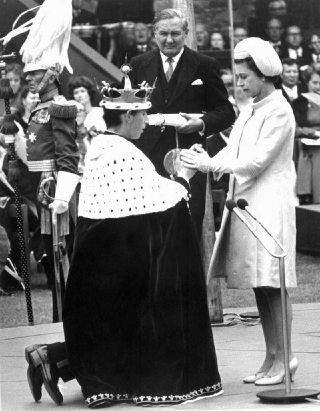 Queen Elizabeth II made her eldest son the 21st Prince of Wales. His investiture took place in 1969 Queen Elizabeth II made her eldest son the 21st Prince of Wales. His investiture took place in 1969