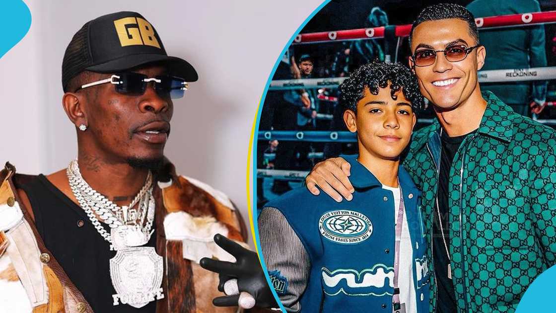 Shatta Wale, Cristiano Ronaldo, Cristiano Ronaldo's son, Shatta Wale and Cristiano's Ronaldo son, Cristiano Ronaldo co-signs Shatta Wale, Ghanaian musicians