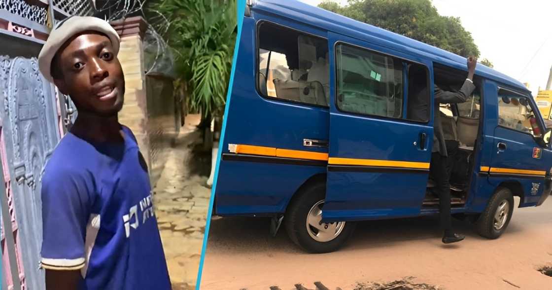 Trotro mate, bus conductor, brags about work, daily earnings, Ghanaian youth Trotro mate, bus conductor, brags about work, daily earnings, Ghanaian youth