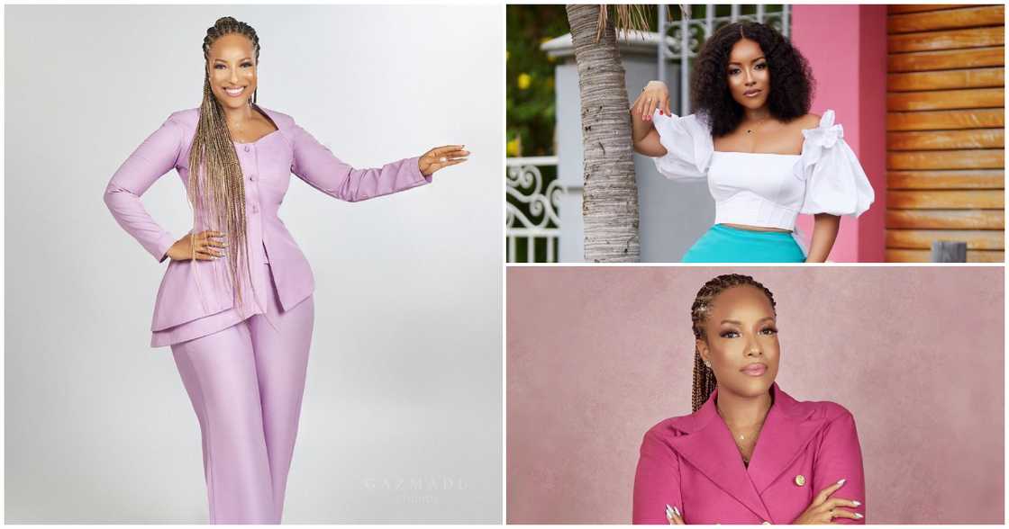 Ghanaian Actress Joselyn Dumas Looks Exquisite In A Pink Blazer Dress And GH₵ 14 044 Mach & Mach Pumps Ghanaian Actress Joselyn Dumas Looks Exquisite In A Pink Blazer Dress And GH₵ 14 044 Mach & Mach Pumps