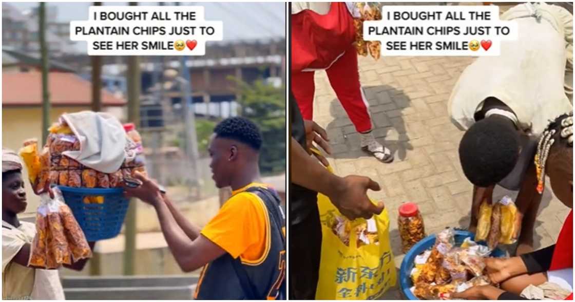 Photo of street hawker and her customer Photo of street hawker and her customer