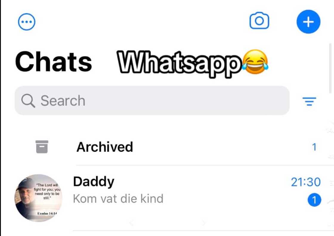 A father texted her daughter on every social media to ask her to fetch her chils. A father texted her daughter on every social media to ask her to fetch her chils.